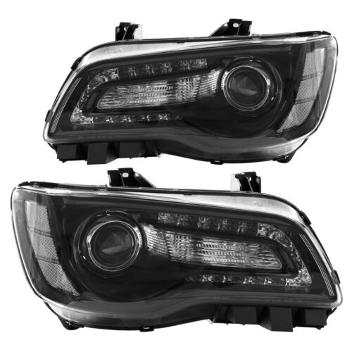 Chrysler 300 Halogen LED DRL Headlights 11-23